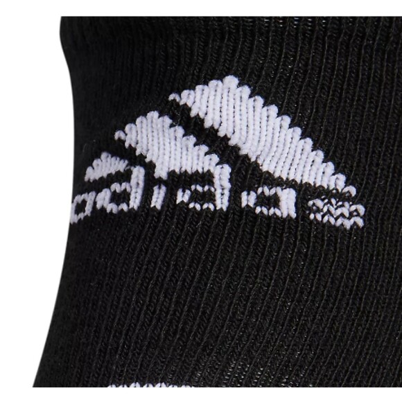 Adidas Men's Cushioned Black No-Show Socks 3-Pack, Size L - New - Picture 5 of 5